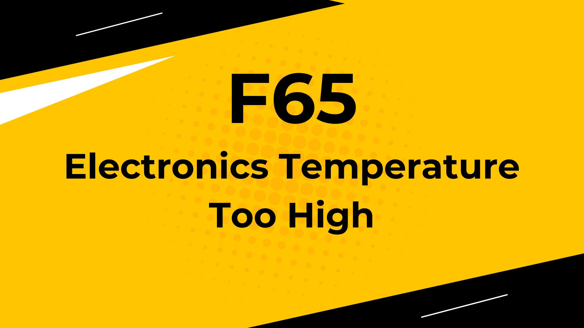 Electronics Temperature Too High