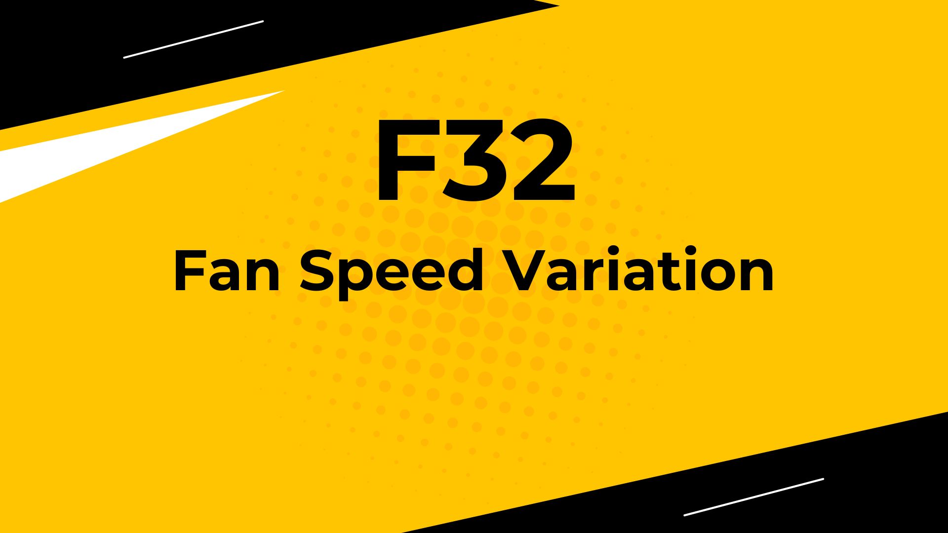 Fan Speed Variation