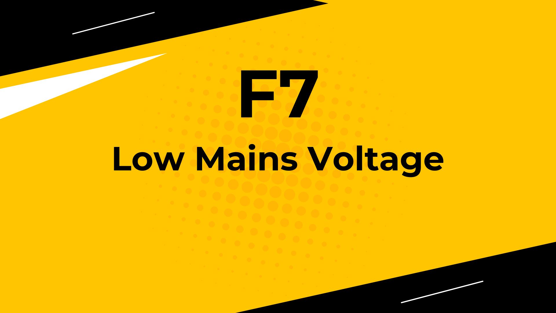 Low Mains Voltage