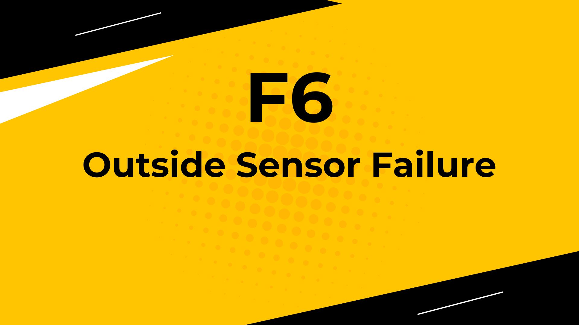 Outside Sensor Failure