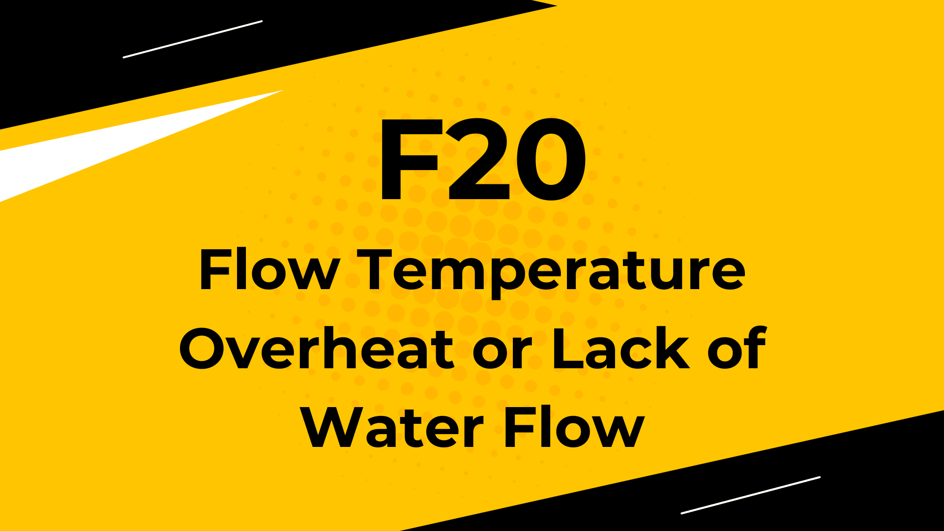 Flow temperature overheat or lack of water flow-L1